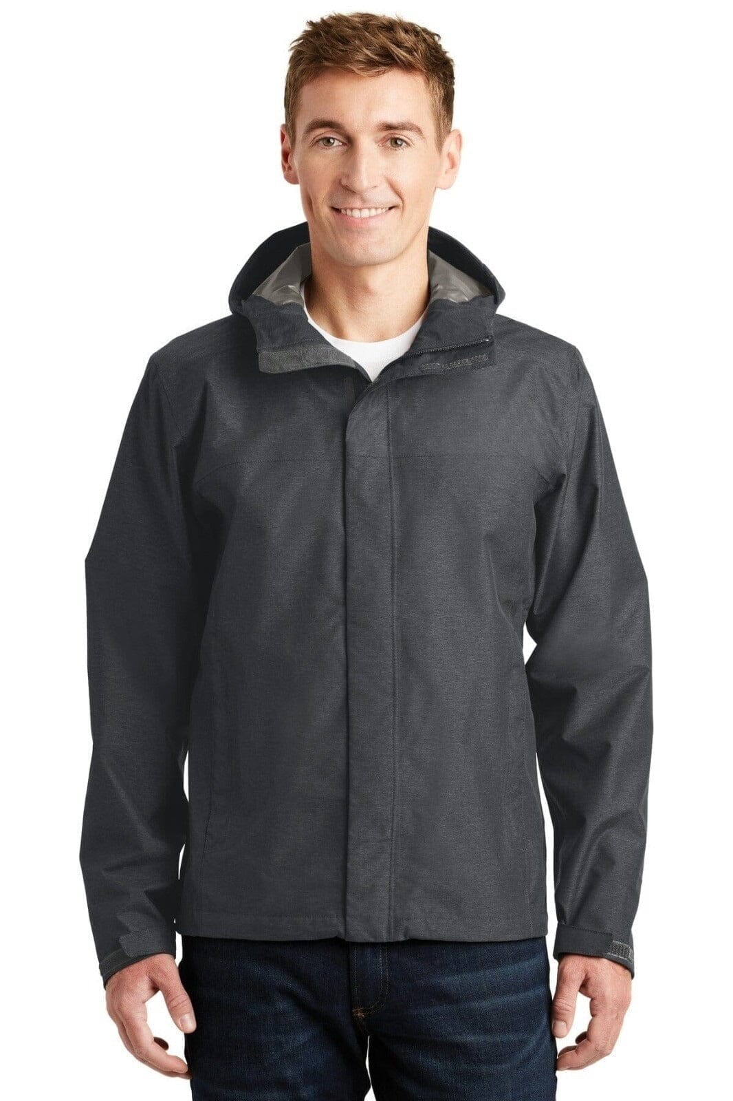 Dryvent Regenjacke Vahler Dunkelgrau Meliert S 