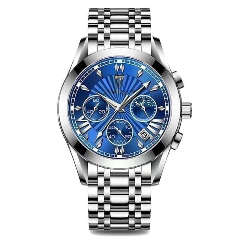 Elite Empyrean Luxus-Herrenuhr Mit Chronograph Vahler Elite Blau 