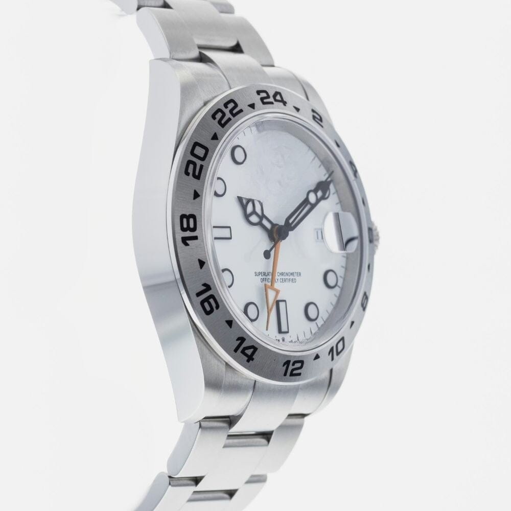 Explorer II 226570 'weiß' - Herren Luxusuhr Vahler 