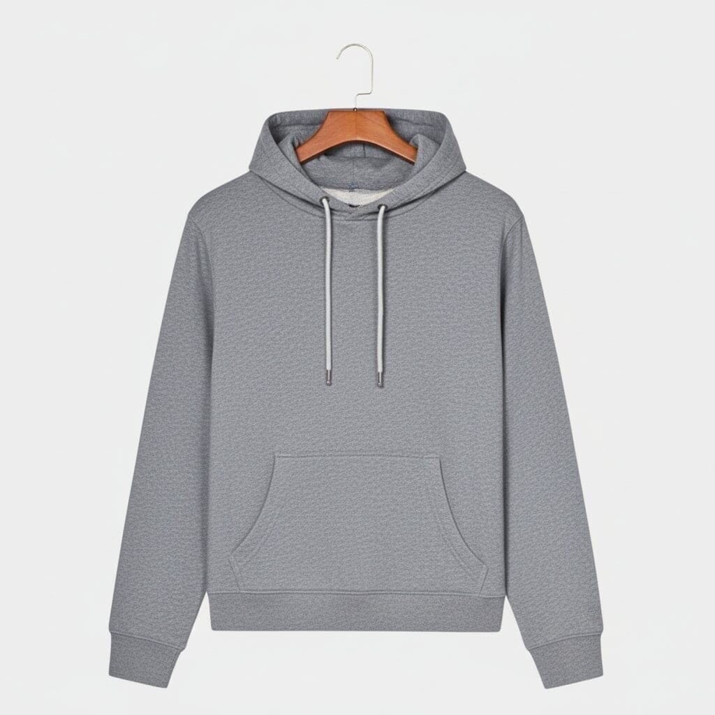 Felpa Essential Shirt - Premium Baumwoll-Sweatshirt Vahler Hellgrau S 