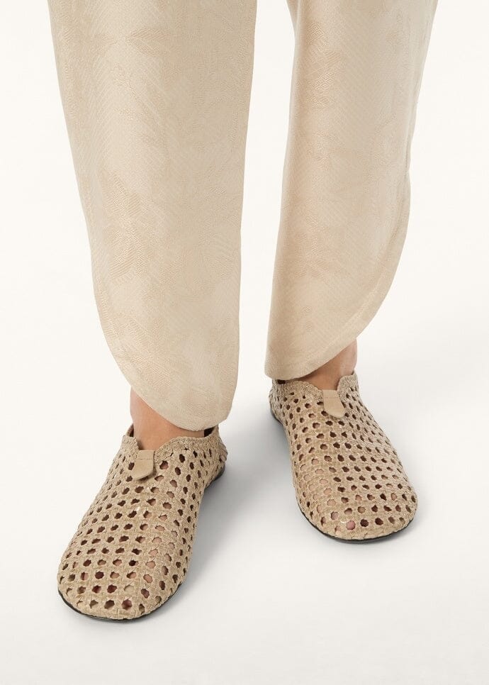 Flacher Slipper Floaty Damen - Foggy Pearl Vahler 