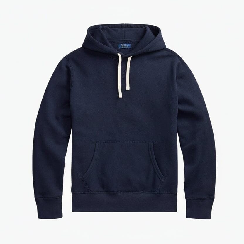 Fleece Kapuzenpullover Mit Reißverschluss Vahler Marineblau S 