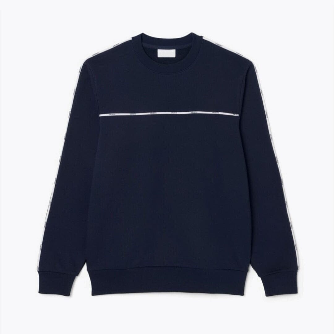 Fleece-Sweatshirt Mit Logo-Besatz Vahler Blau S 