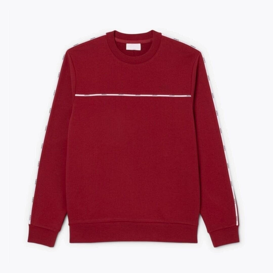Fleece-Sweatshirt Mit Logo-Besatz Vahler Rot S 