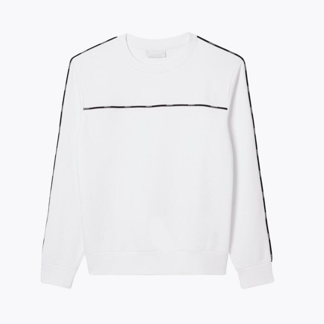 Fleece-Sweatshirt Mit Logo-Besatz Vahler Weiß S 