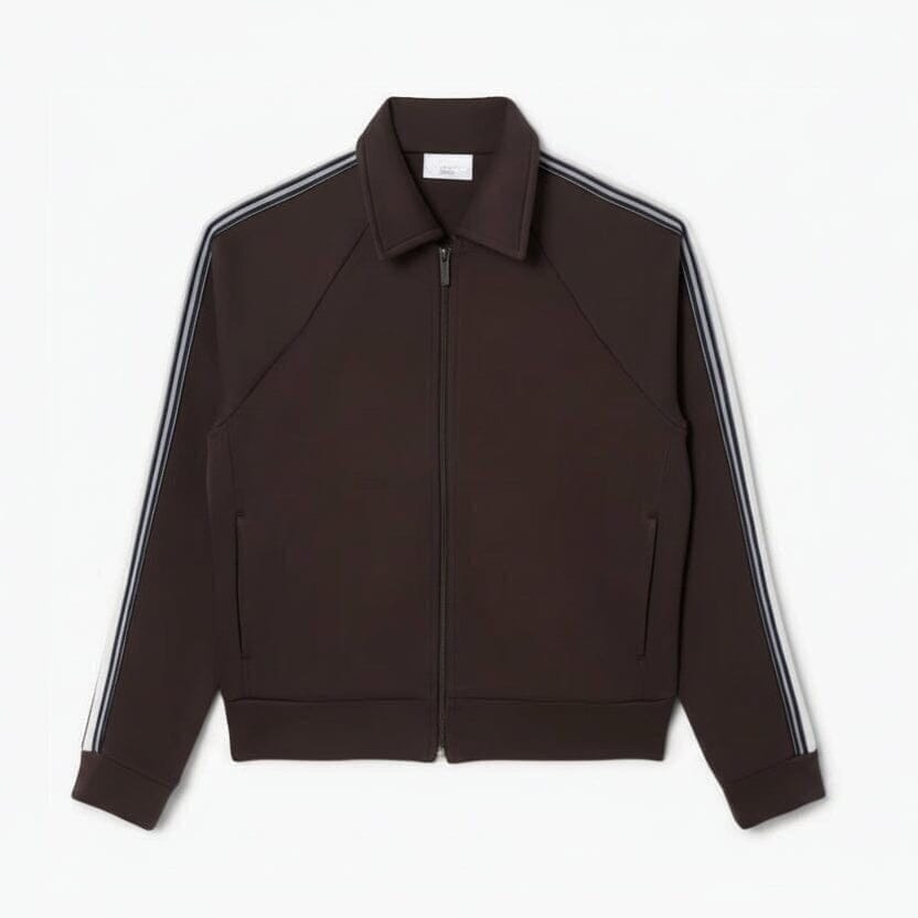 French Made Sweatshirt Mit Reißverschluss Vahler Braun S 