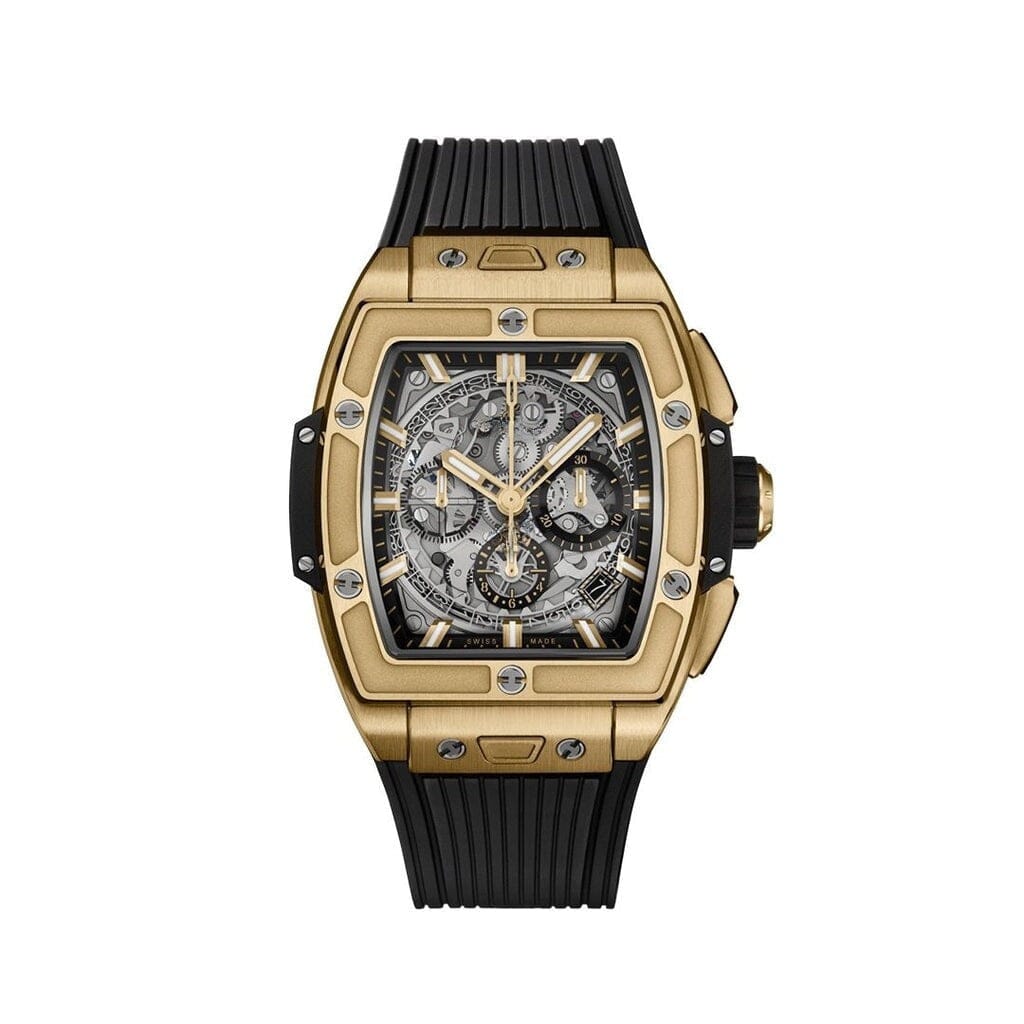 Gelbgold 42mm Herrenchronograph Vahler 