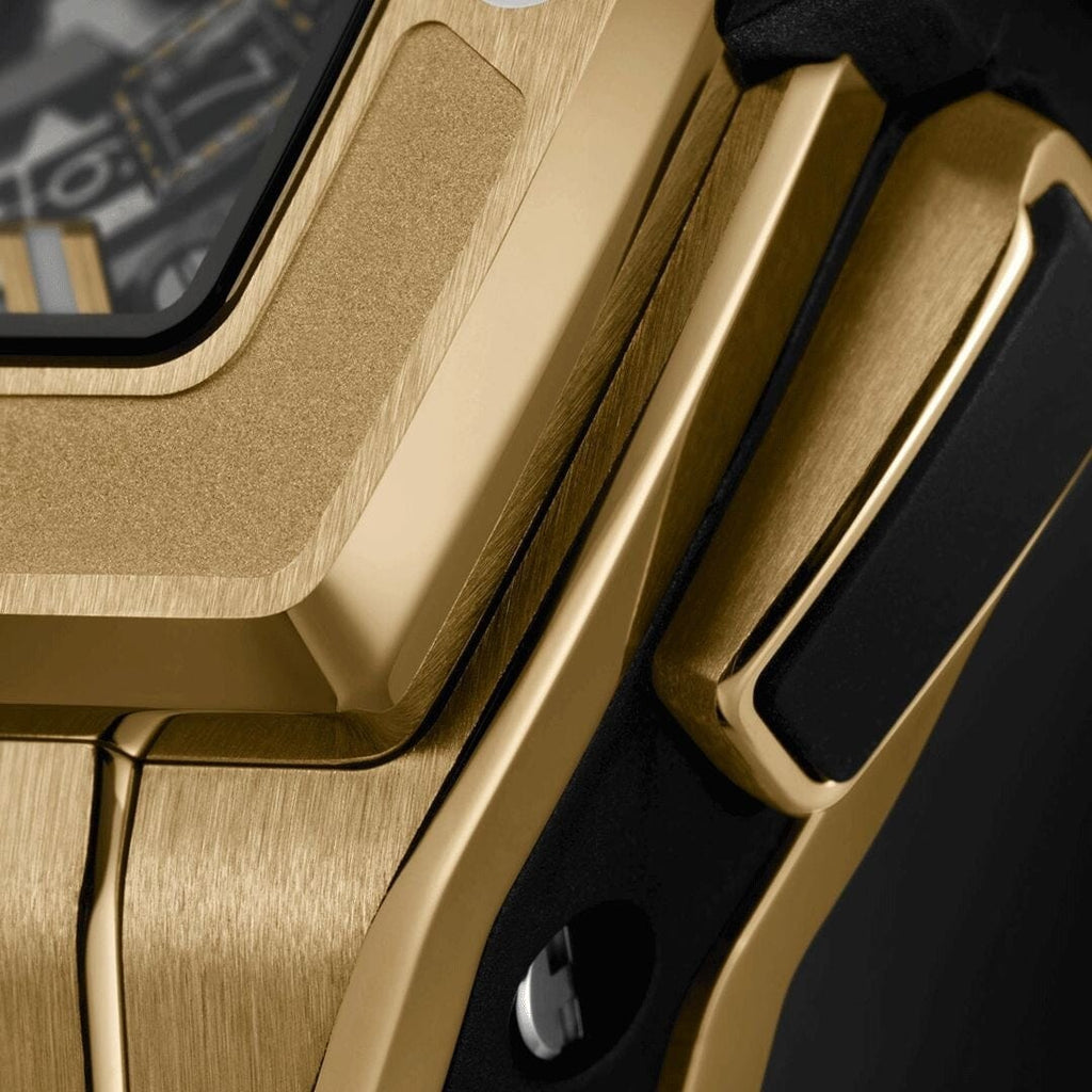 Gelbgold 42mm Herrenchronograph Vahler 
