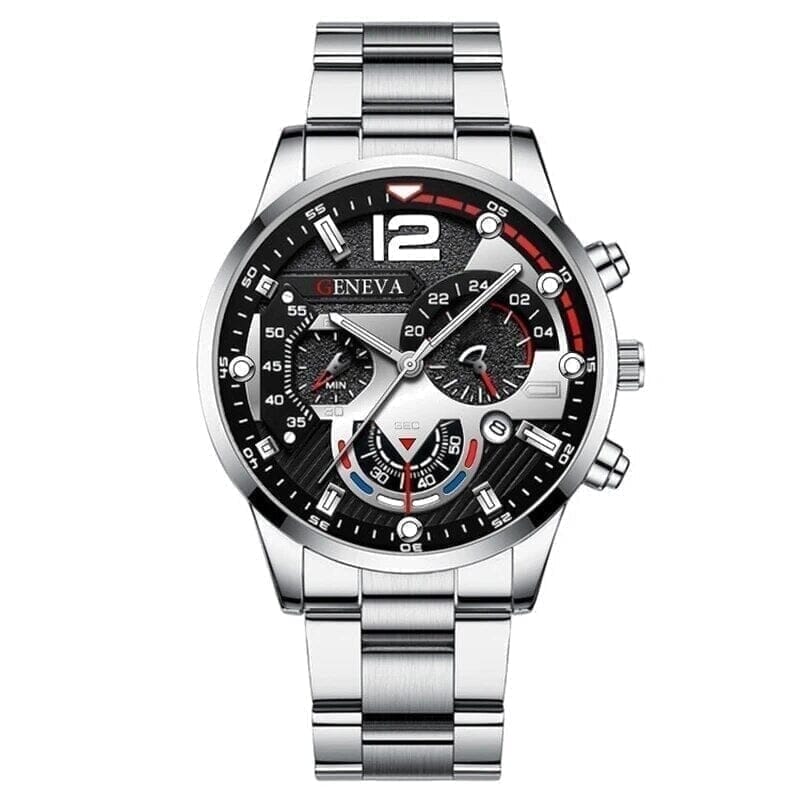 Geneva PRO Armbanduhr Vahler Geneva Silber Pro 