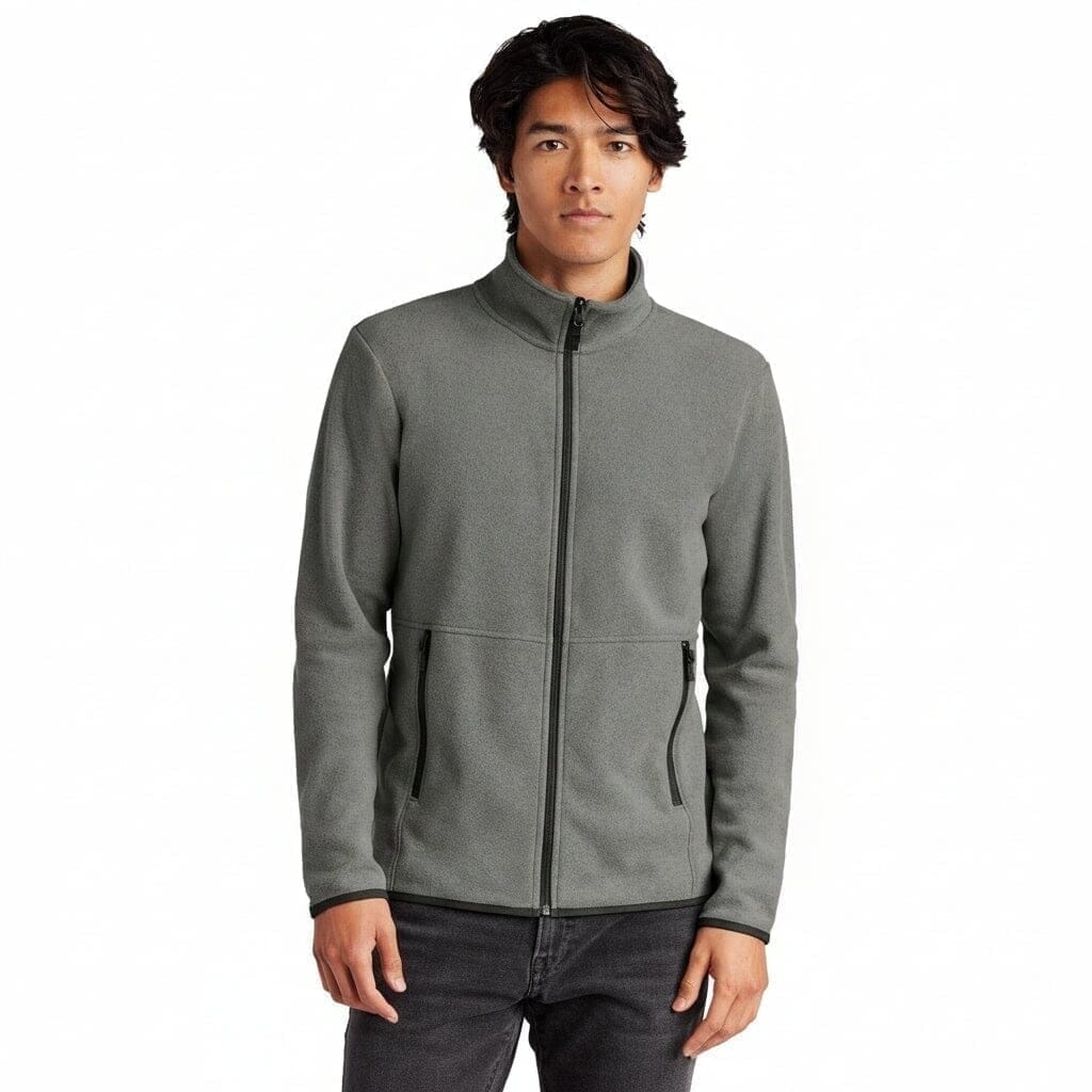 Glacier Fleecejacke Mit Reißverschluss Vahler Medium Grey Heather S 