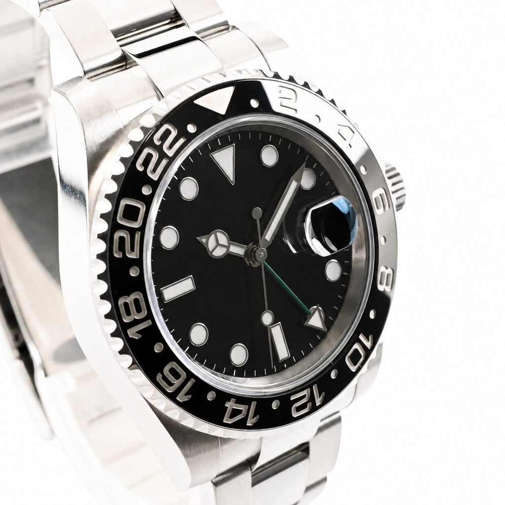 GMT-Master II 116710LN "schwarzes Zifferblatt" 40mm Vahler 
