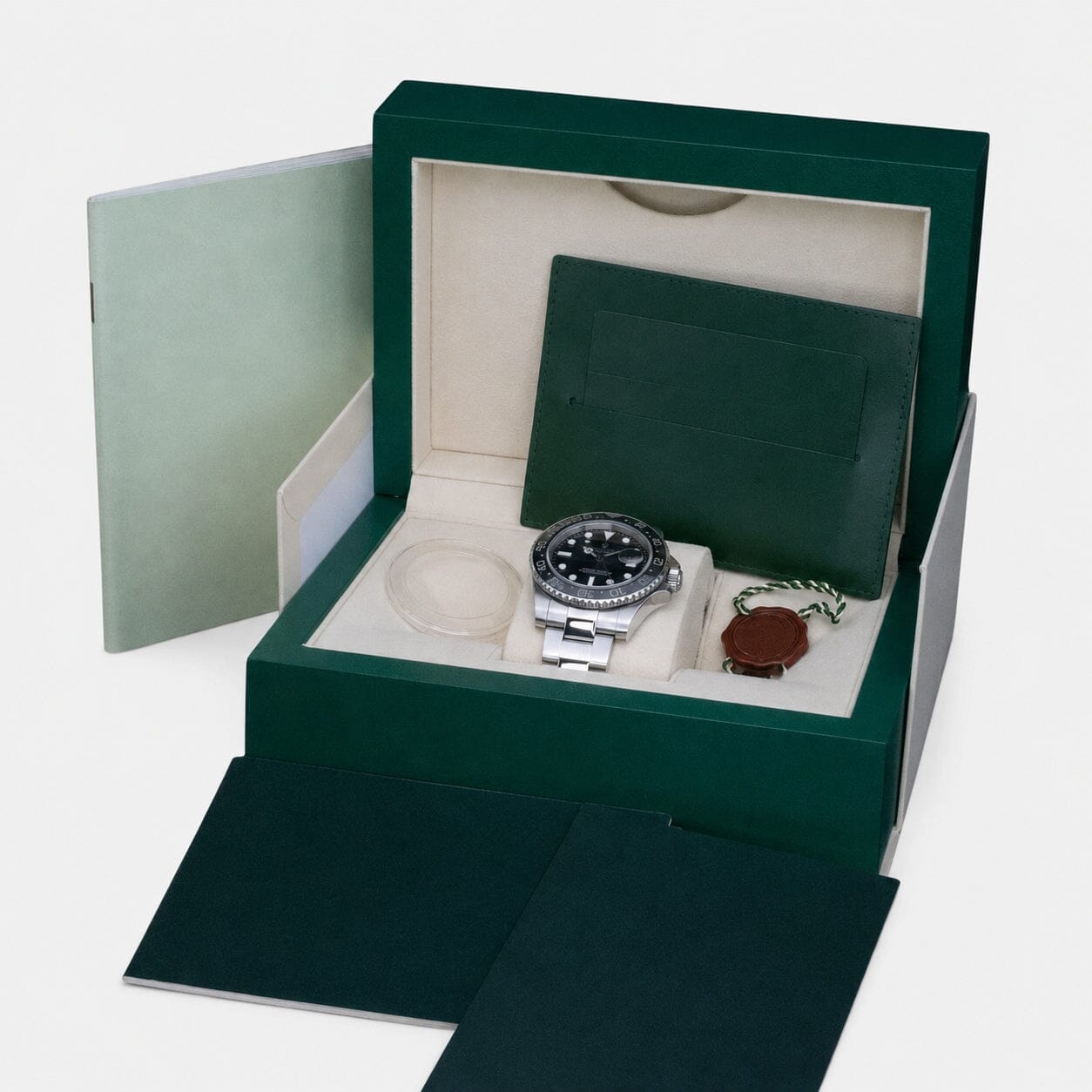 GMT-Master II 116710LN "schwarzes Zifferblatt" 40mm Vahler 
