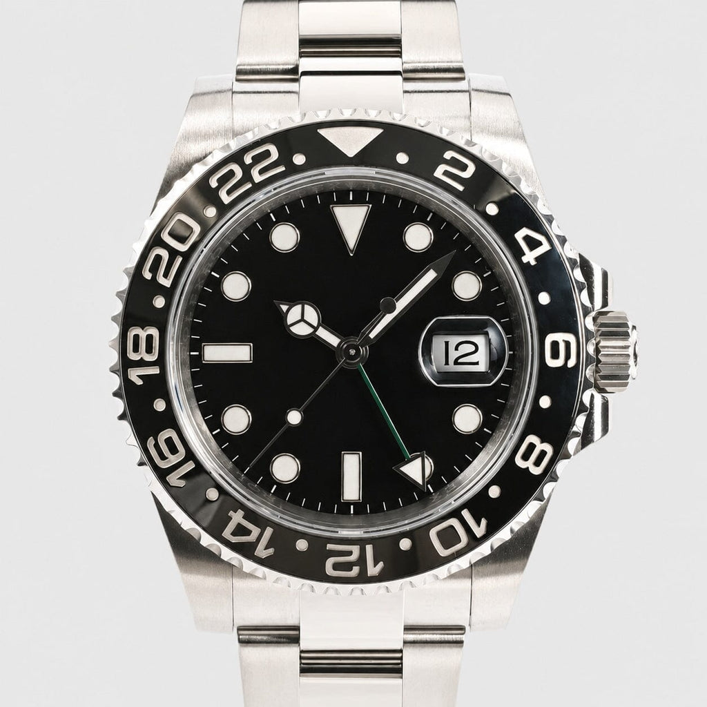 GMT-Master II 116710LN "schwarzes Zifferblatt" 40mm Vahler 