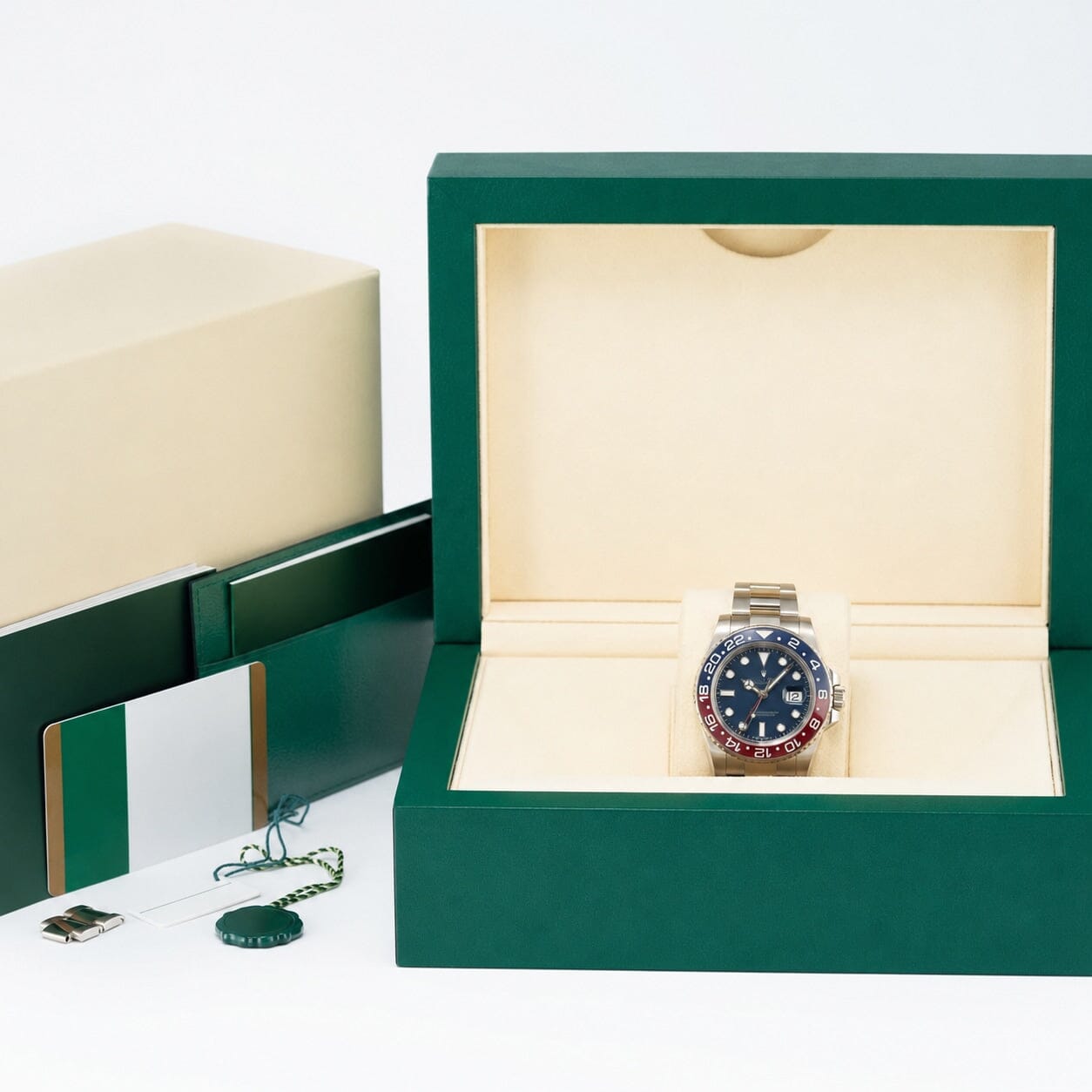 GMT-Master II 116719BLRO "pepsi" Herrenuhr Vahler 