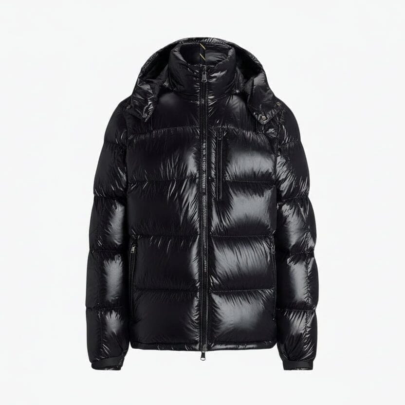 Gorham Glänzende Daunenjacke Vahler Polo Schwarz Glänzend S 