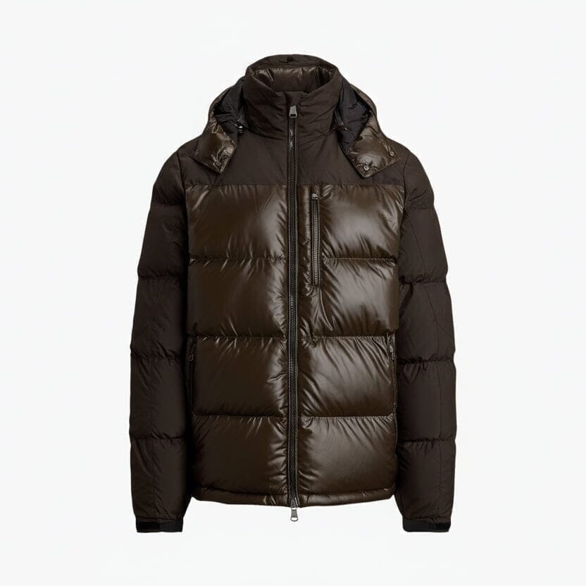 Gorham Zweifarbige Daunenjacke Vahler Antikbraun Matt S 