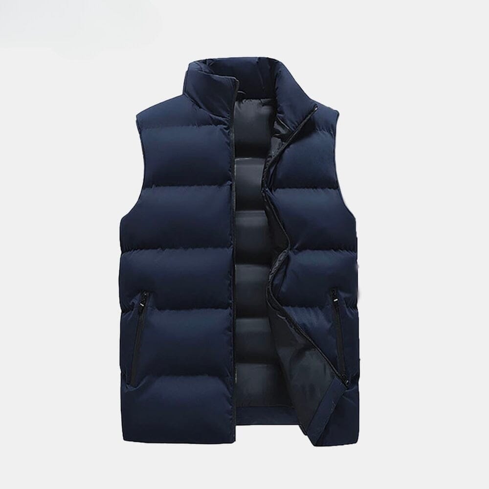 Isolierte Daunenweste Vahler Marineblau S 