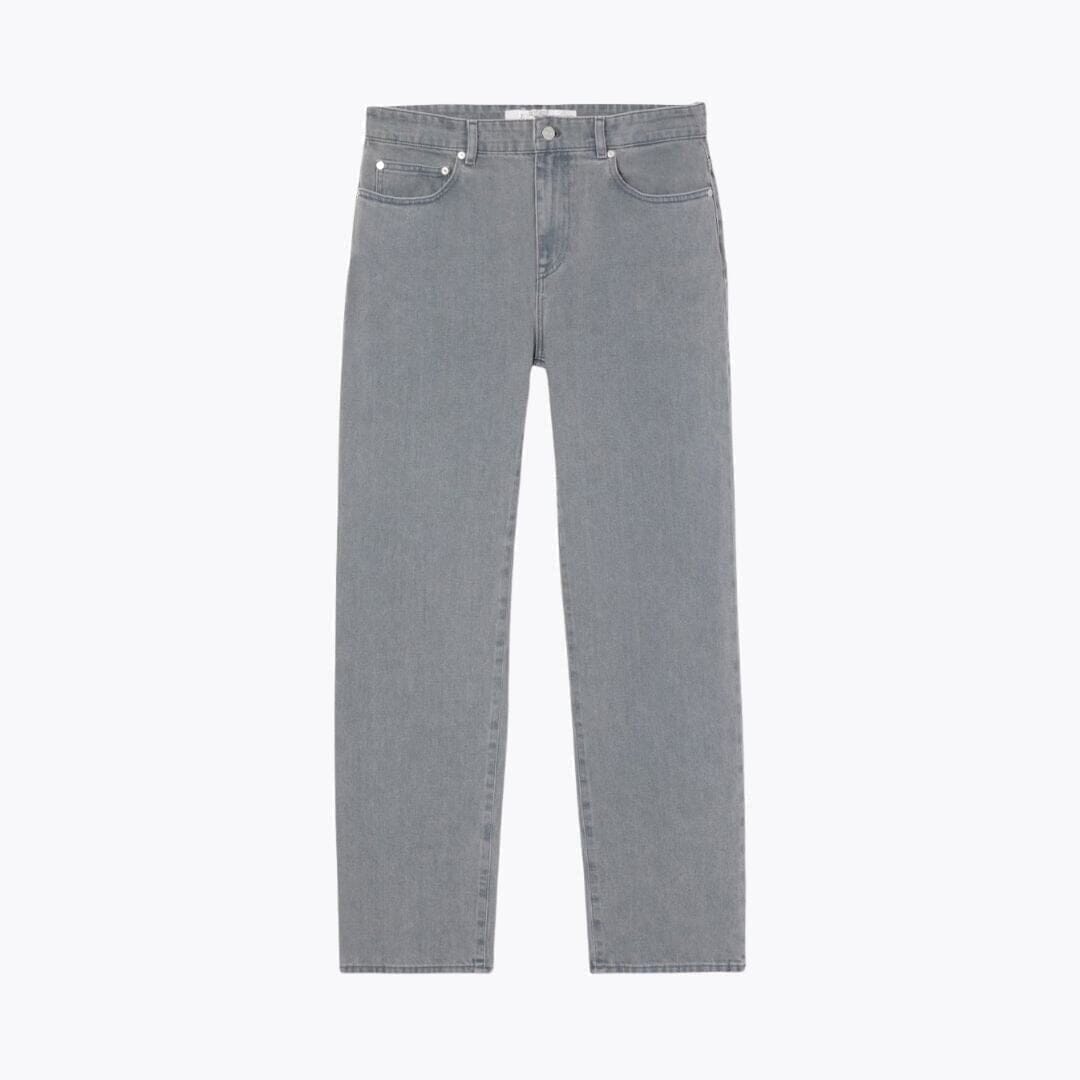 Jeans Mit Washed-Effekt Denim Vahler Blau S 