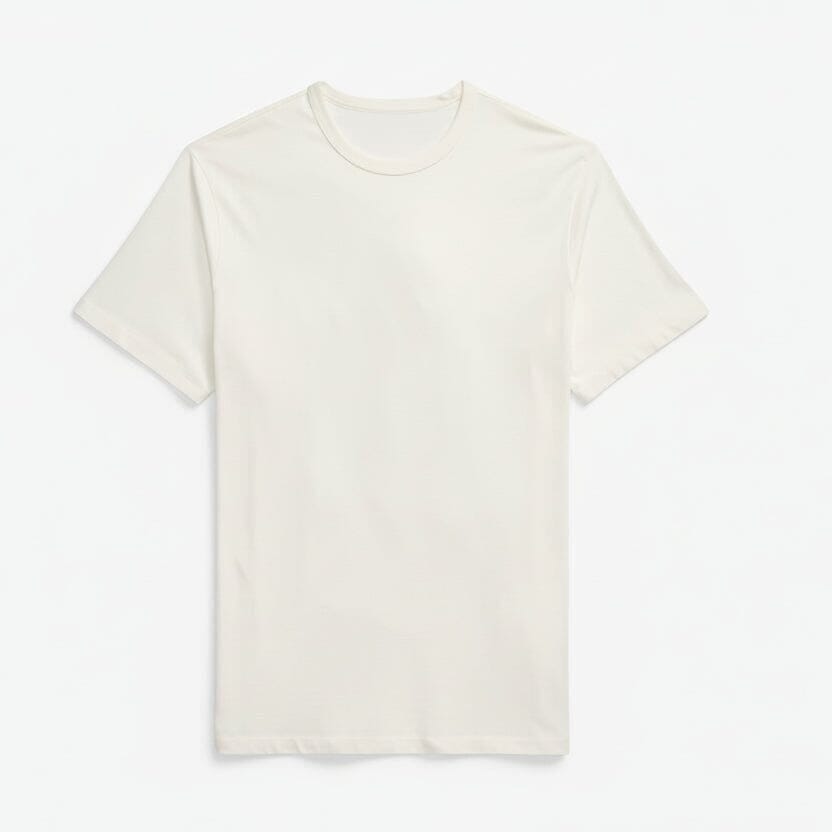 Jersey Rundhals T-SHIRT Vahler Creme S 