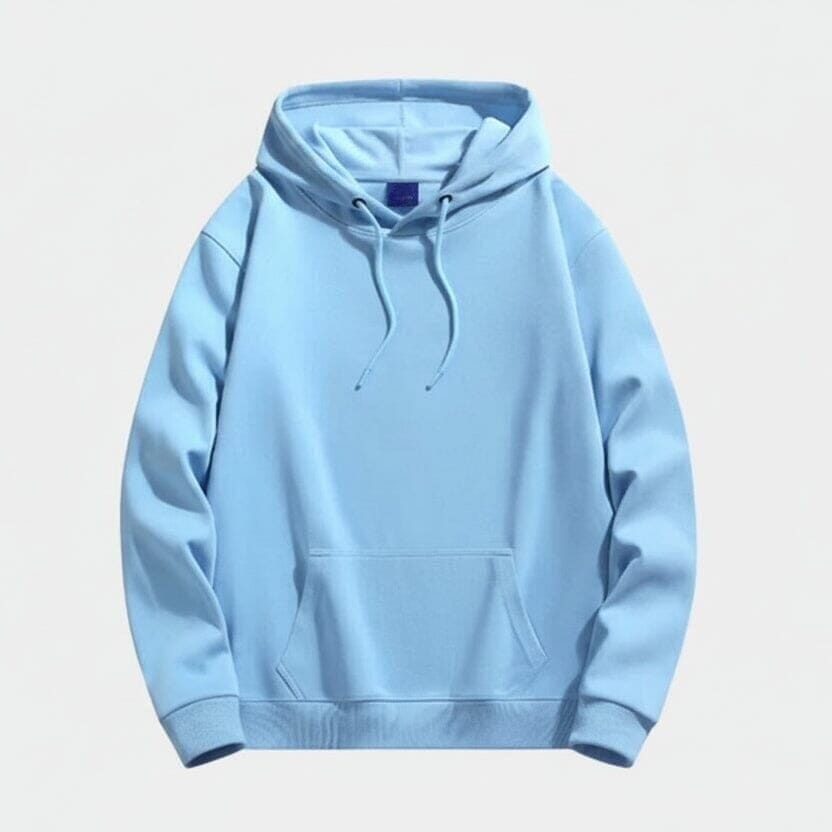 Klassischer Hoodie Vahler Himmelblau S 