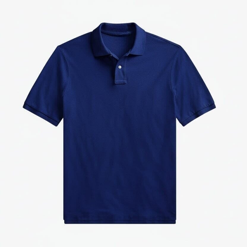 Klassisches Mesh Poloshirt Vahler Büro Blau S 