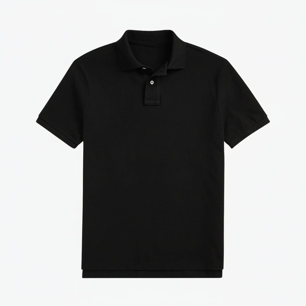 Klassisches Mesh Poloshirt Vahler Schwarz/Rot S 