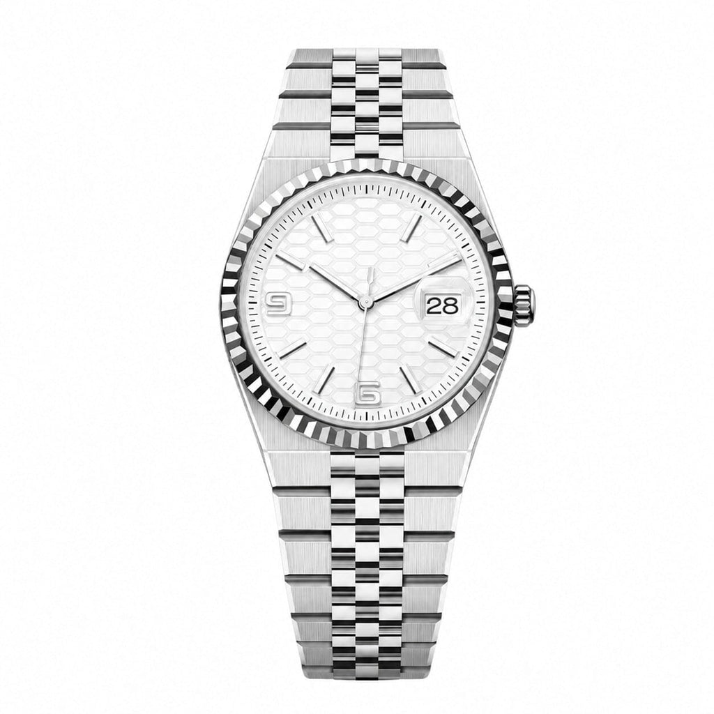 Land-Dweller 127334 "weißes Zifferblatt" 40mm Vahler 