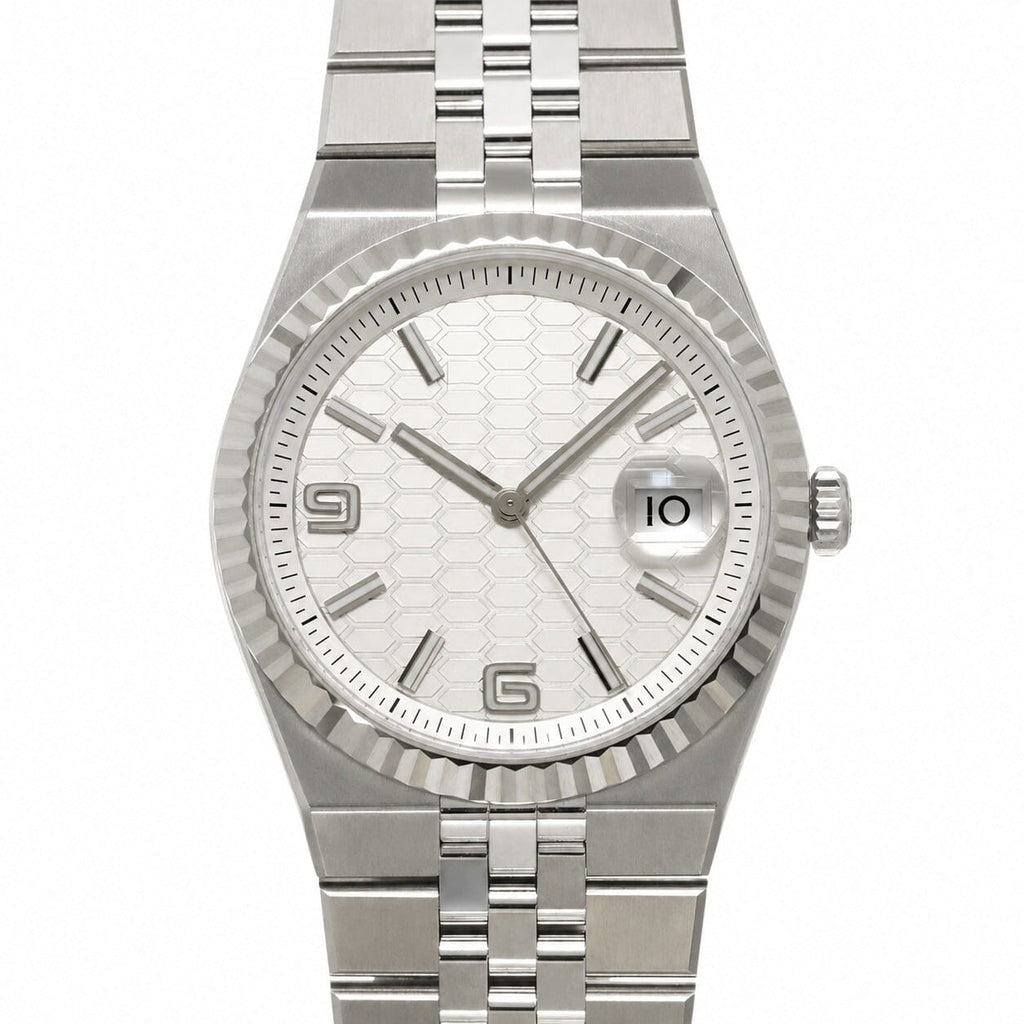 Land-Dweller 127334 "weißes Zifferblatt" 40mm Vahler 