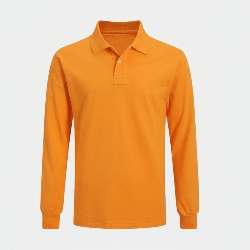 Langarm Slim Fit Businesshemd Vahler Orange S 