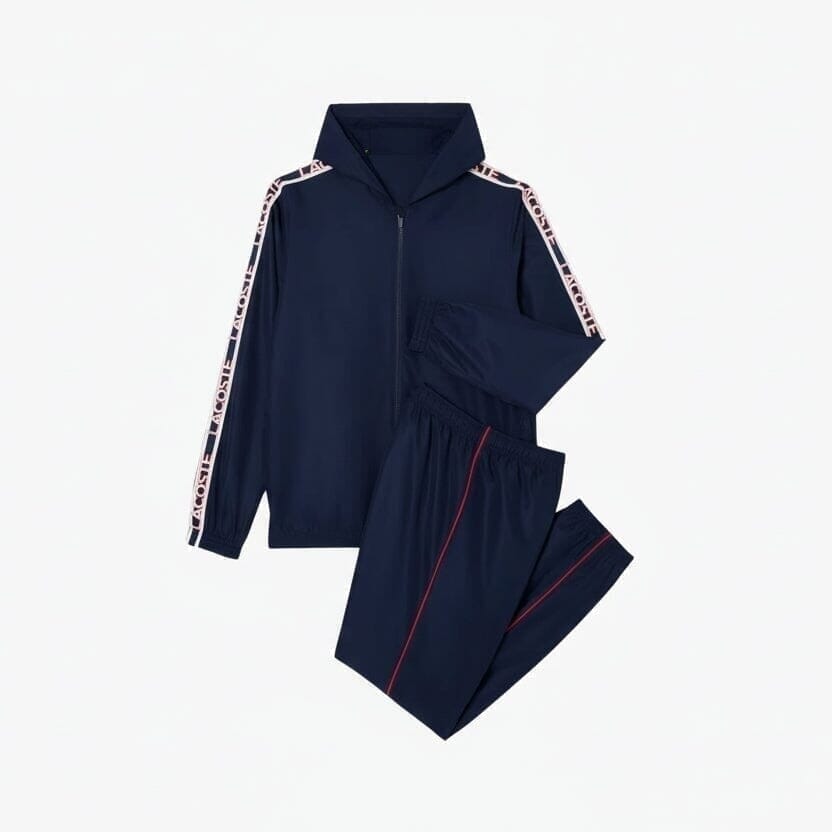 Logo Tennis Trainingsanzug Vahler Marineblau S 