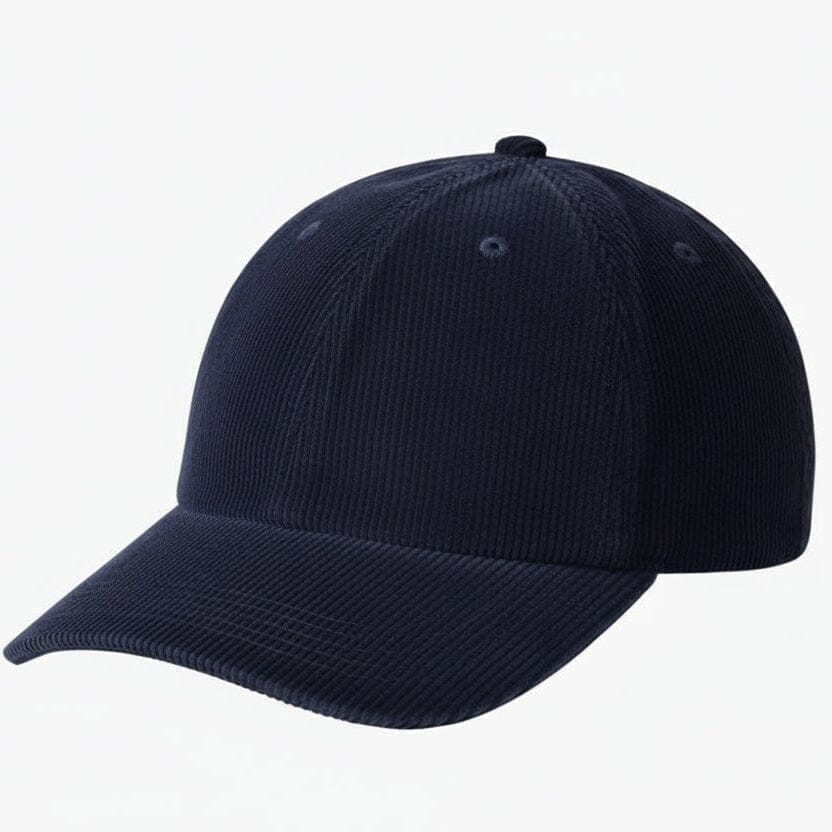 Logo Twill Baseball Cap Vahler Newport Navy 