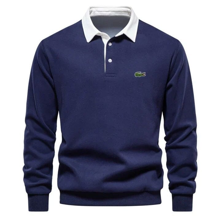 Modern Polo Sweatshirt - Räumungsverkauf Vahler Hellblau S 