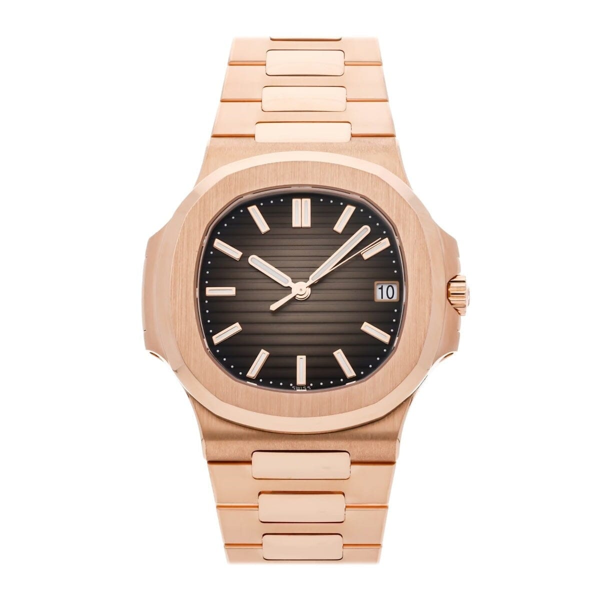 Nautilus Chronograph 5980/1R-001 Roségold Schwarzes Zifferblatt Vahler 