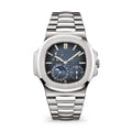 Nautilus Stahl Blaues Zifferblatt Mondphase 5712/1A-001 Vahler 