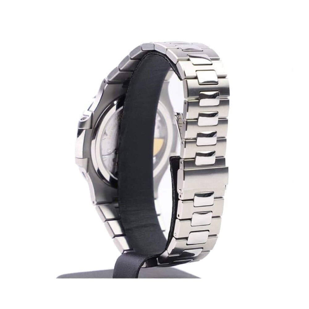 Nautilus Stahl Blaues Zifferblatt Mondphase 5712/1A-001 Vahler 