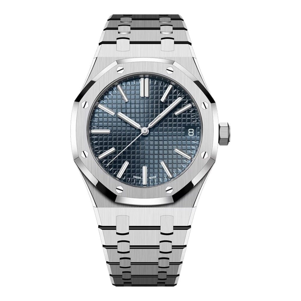Oak "midnight Blue" Herrenarmbanduhr Vahler 