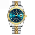 Goldenstar 40mm Herrenarmbanduhr - Wasserdicht - Edelstahl