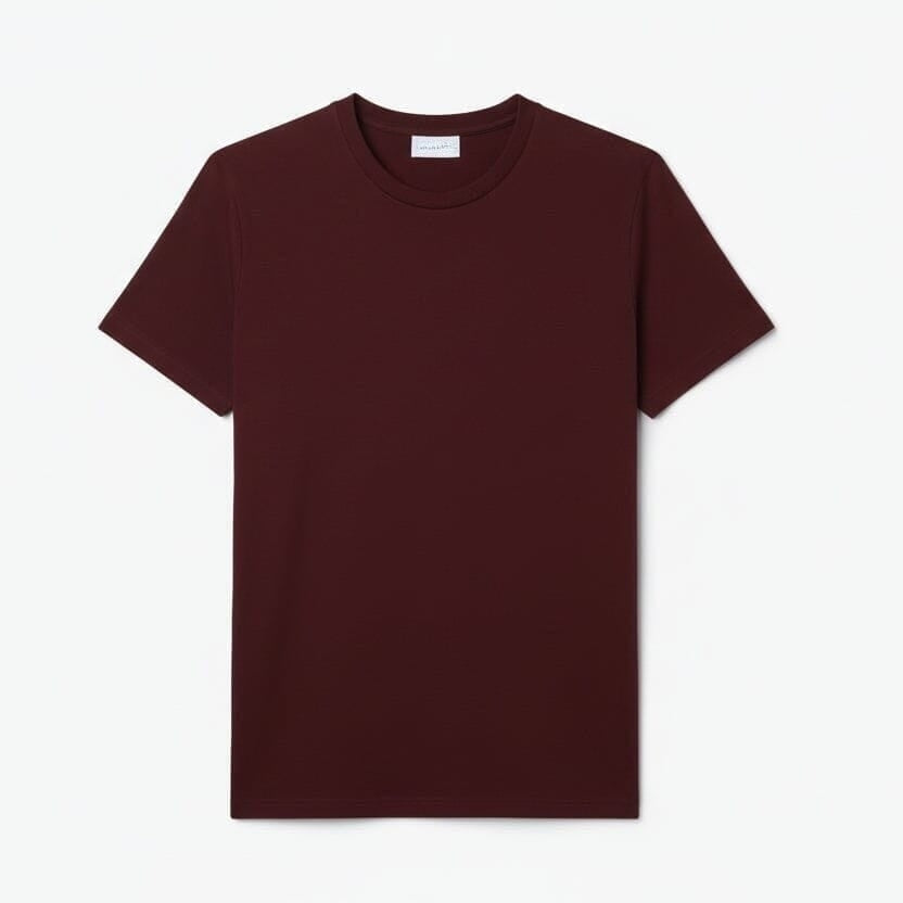 Herren V-Ausschnitt T-SHIRT Aus Leichter Pima-Baumwolle