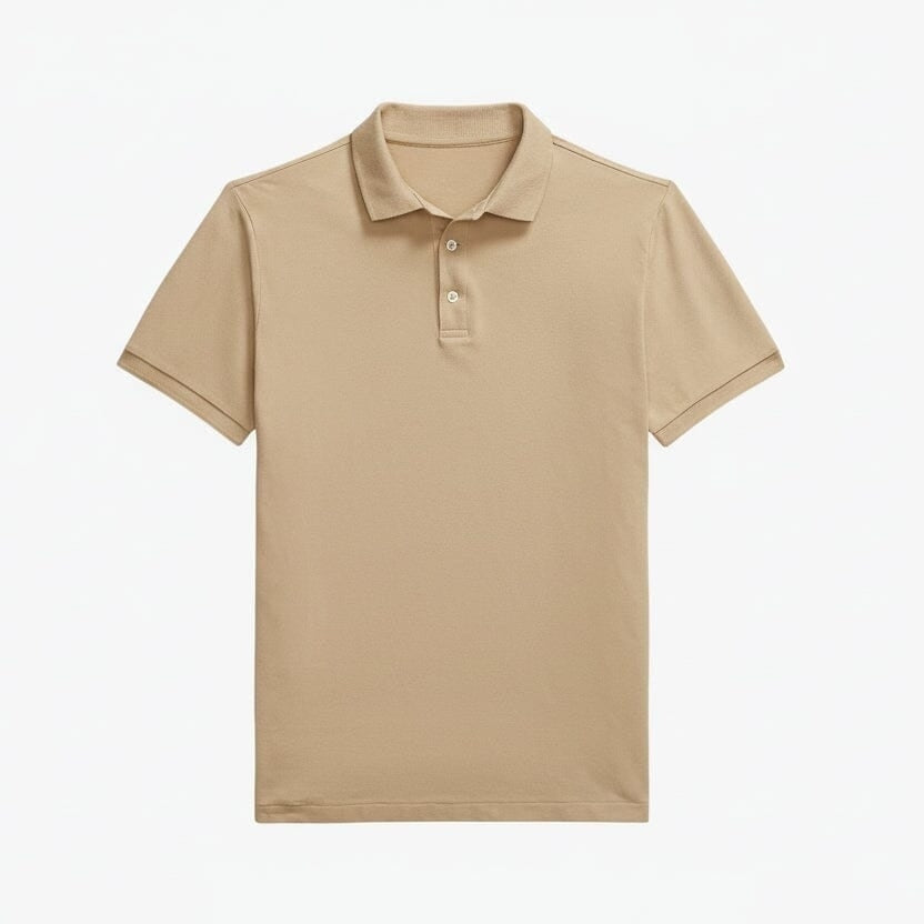 Custom Slim Fit Stretch Mesh Polo-Shirt