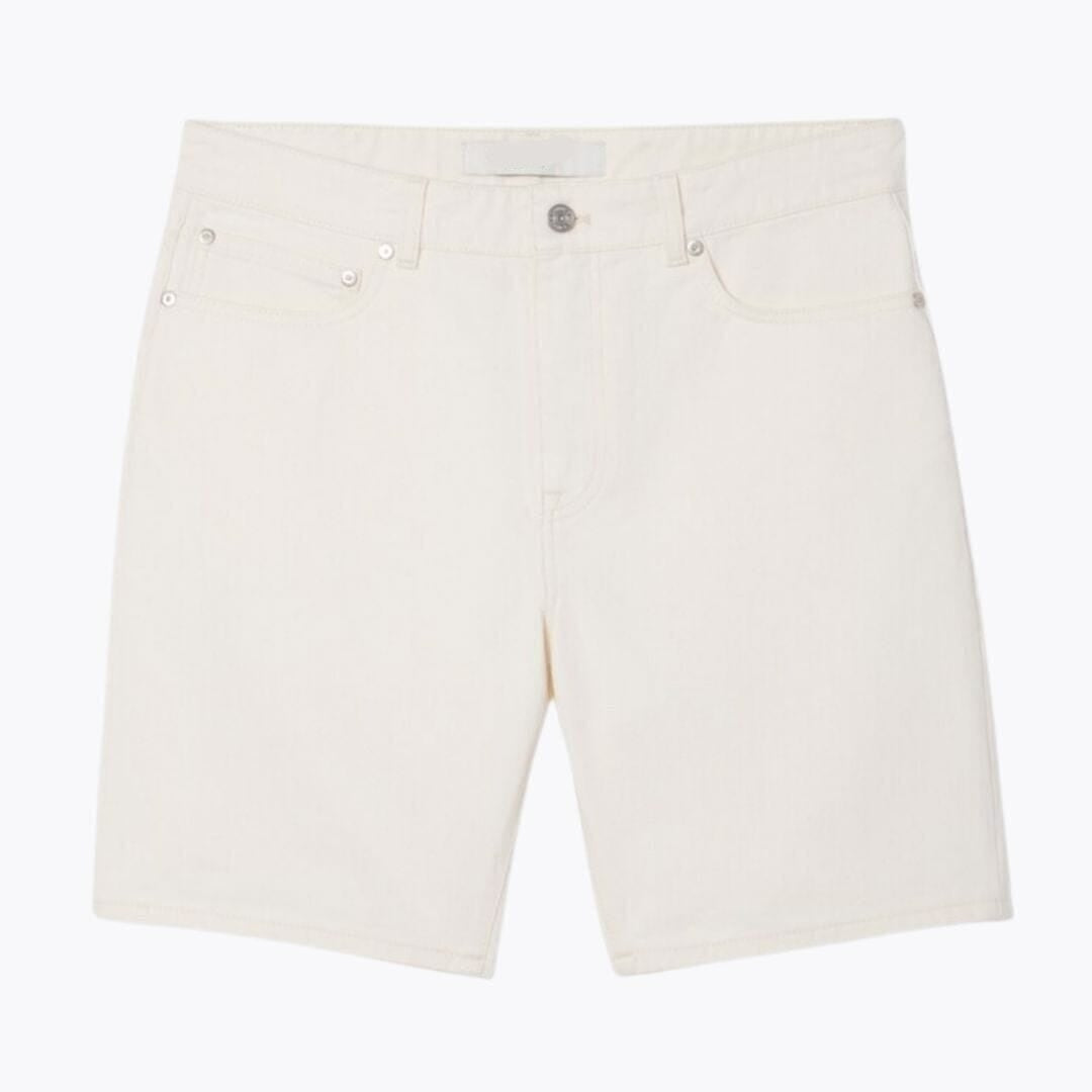 Straight Fit Denim Bermuda Shorts Für Herren
