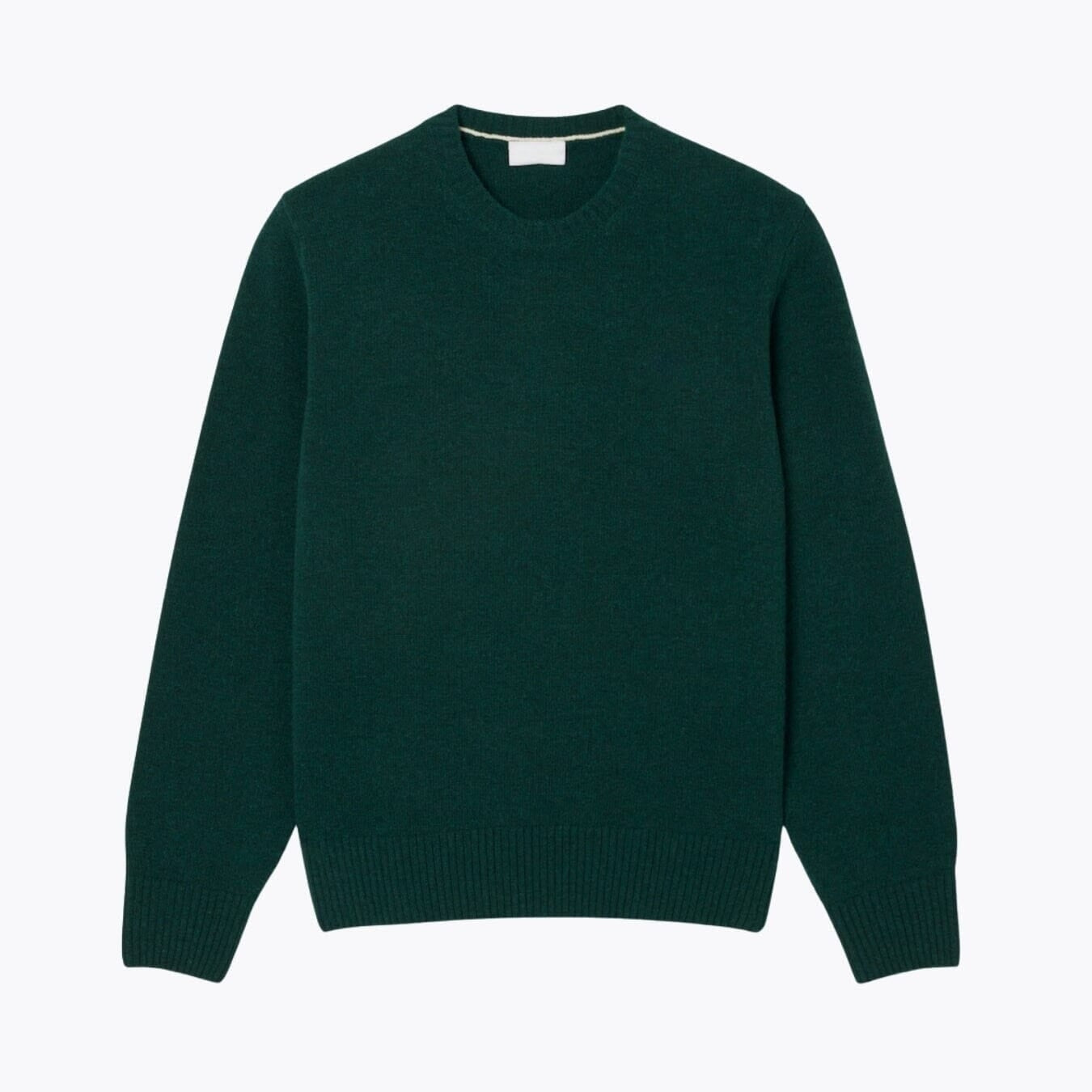 Pullover Aus Gekämmter Wolle Mit Rundhalsausschnitt
