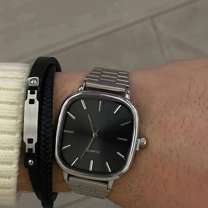 Luxuriöse 36mm Armbanduhr - Wasserdicht | Edelstahl