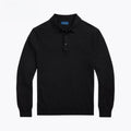 Woll-Pullover Mit Polo-Kragen