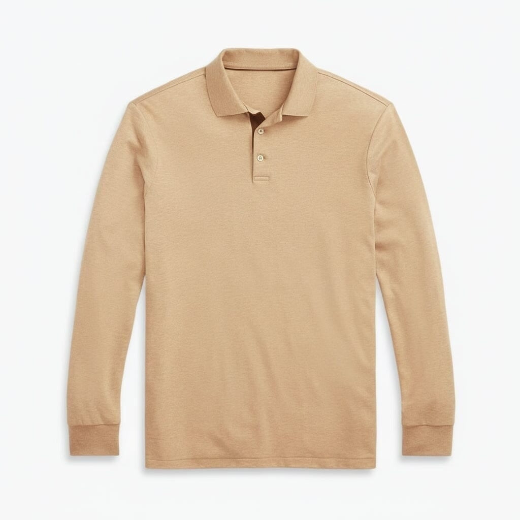 Classic Fit Polo-Shirt Aus Weicher Baumwolle