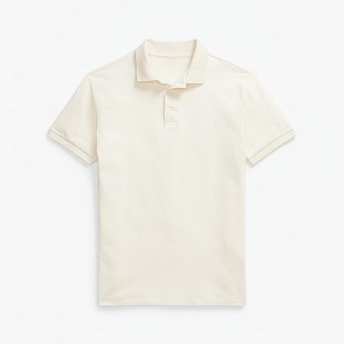 Custom Slim Fit Stretch Mesh Polo-Shirt