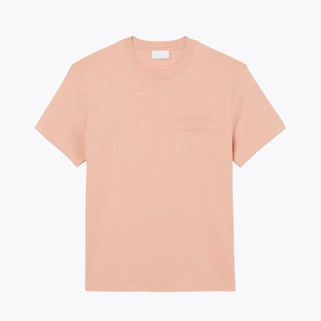Baumwoll-T-Shirt Mit Brusttasche