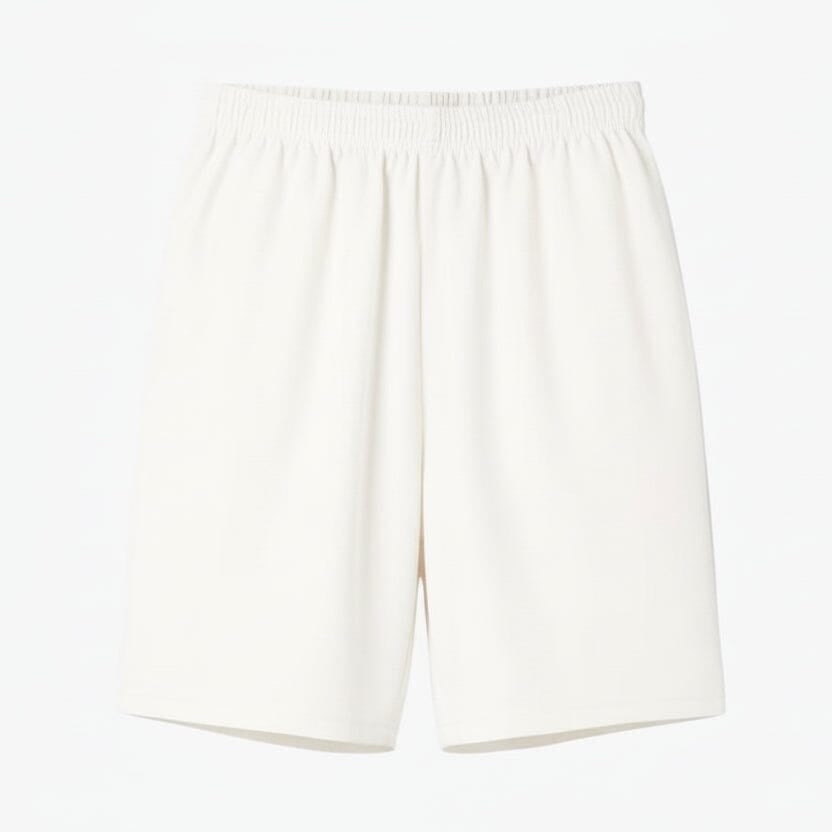 Tennis-Shorts Aus Bedrucktem Diamant-Taft