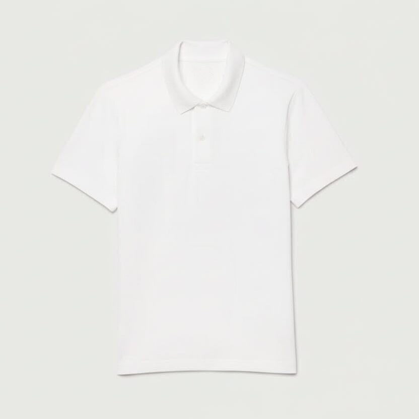 Regular Fit Poloshirt Aus Baumwoll-Mix