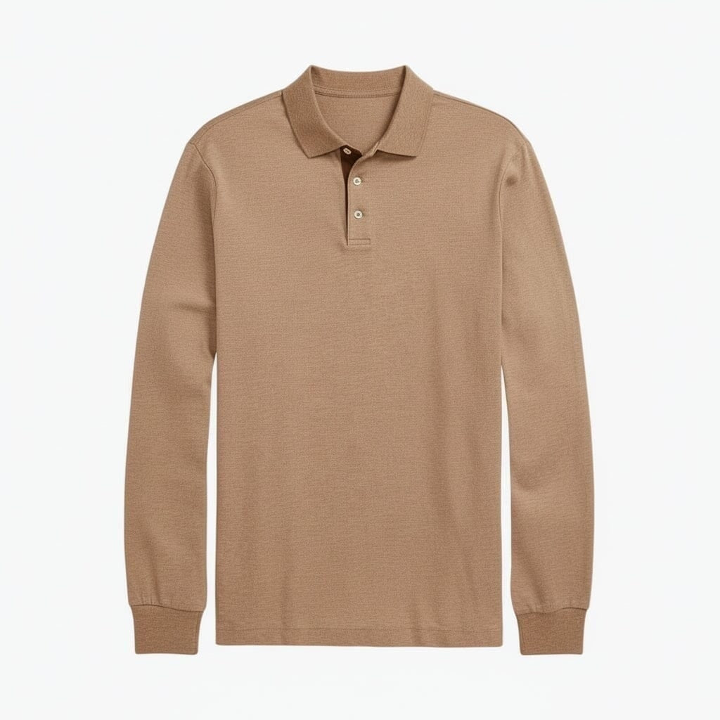 Classic Fit Polo-Shirt Aus Weicher Baumwolle