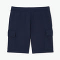 Cargo-Shorts Aus Baumwoll-Fleece